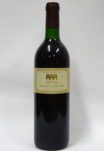 Clos de Paulilles 1994 Banyuls Rimage Robert Doutres